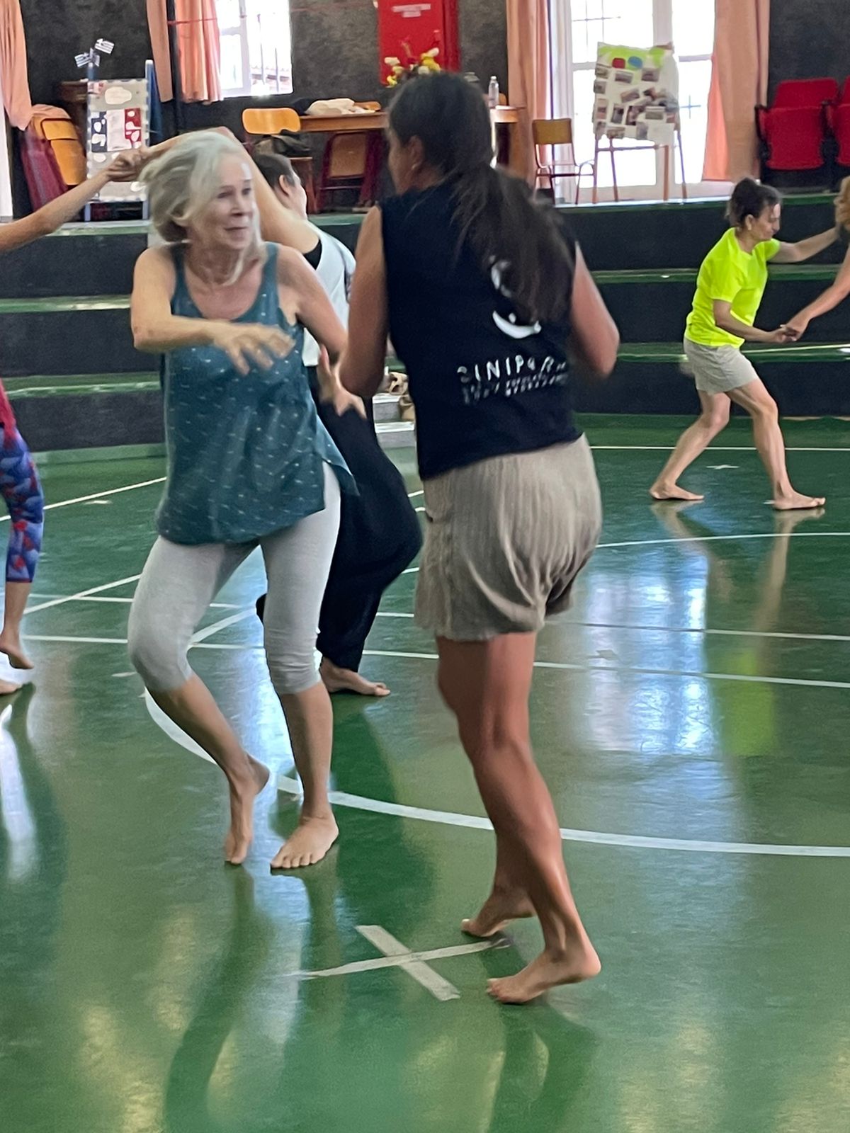 danse pendant l'atelier