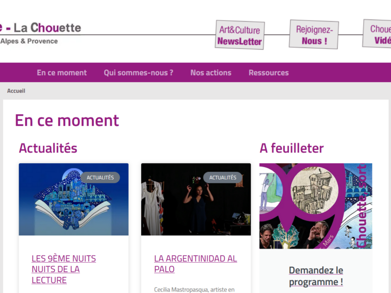 site art et culture la chouette